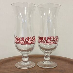 Carousel Dinner Theatre Glasses